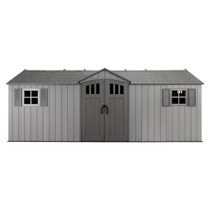 Lifetime 20 Ft. X 8 Ft. Outdoor Storage Shed - 60351 - Backyard Provider