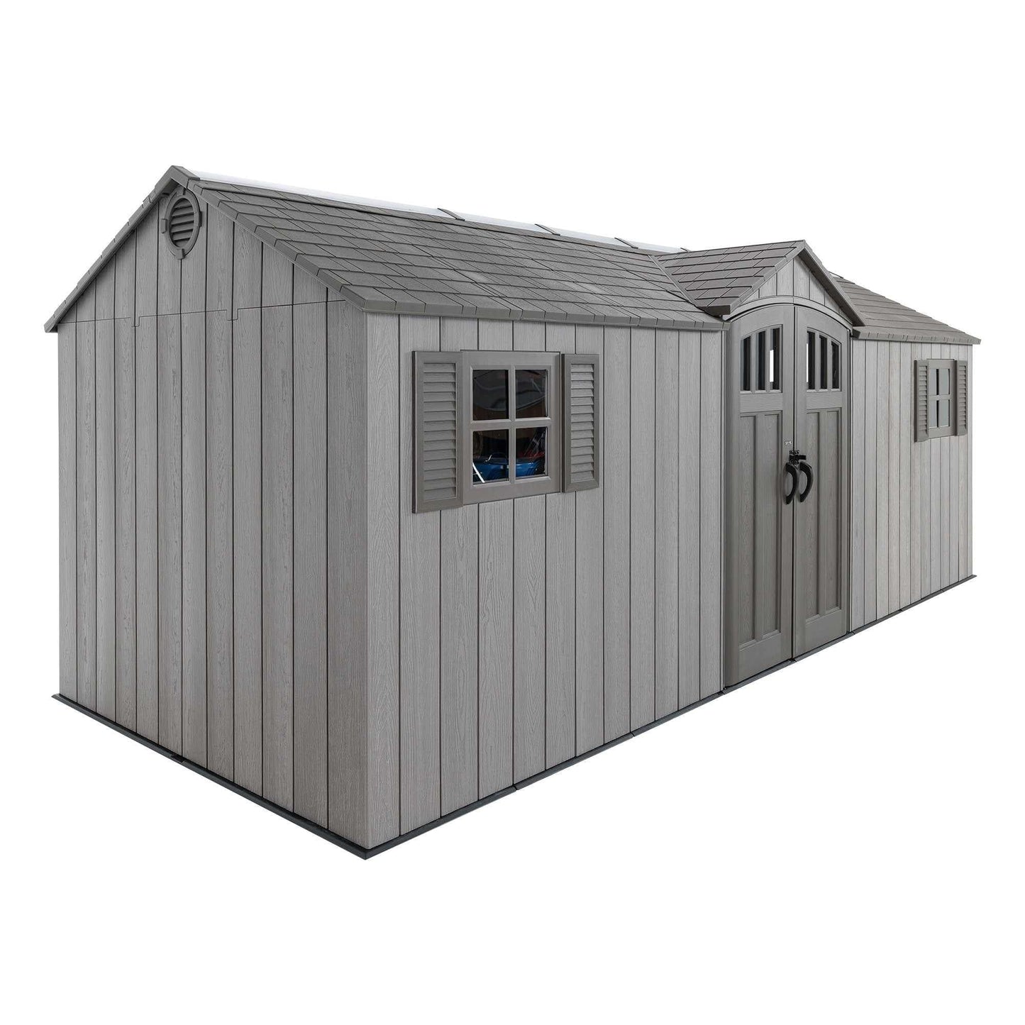 Lifetime 20 Ft. X 8 Ft. Outdoor Storage Shed - 60351 - Backyard Provider