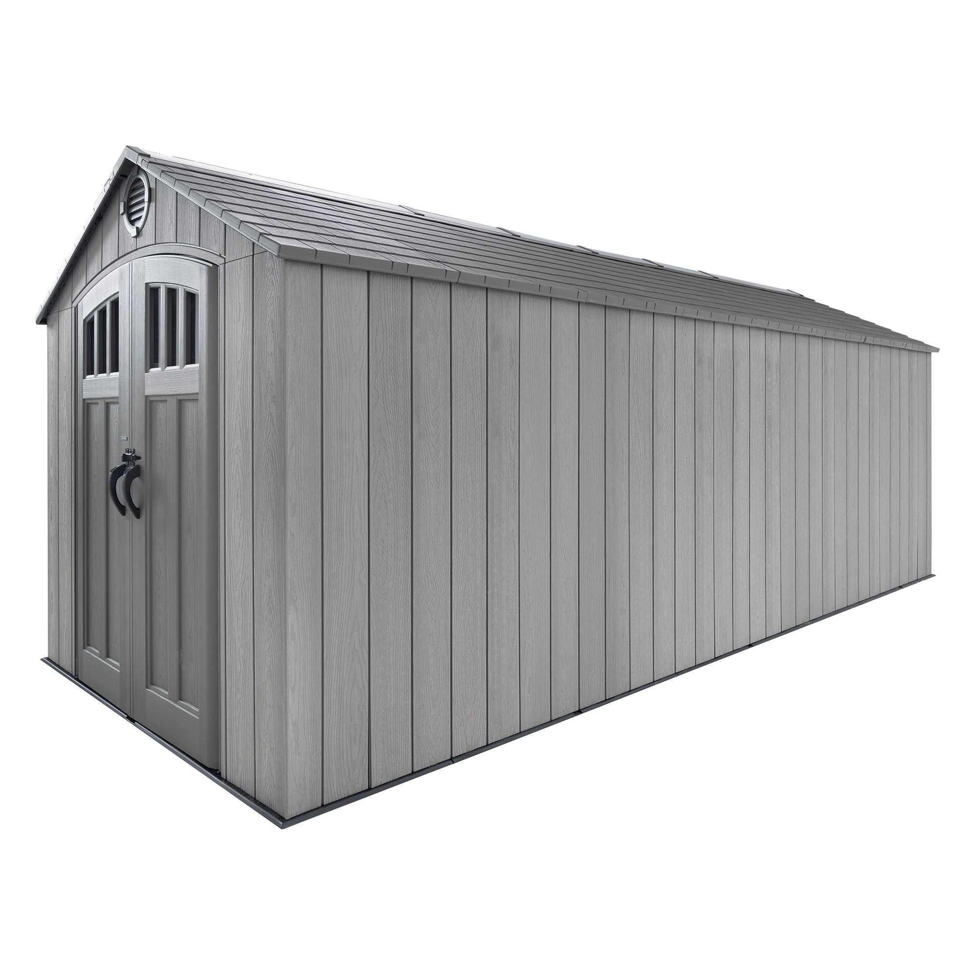 Lifetime 20 Ft. X 8 Ft. Outdoor Storage Shed - 60351 - Backyard Provider