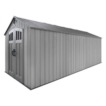 Lifetime 20 Ft. X 8 Ft. Outdoor Storage Shed - 60351 - Backyard Provider