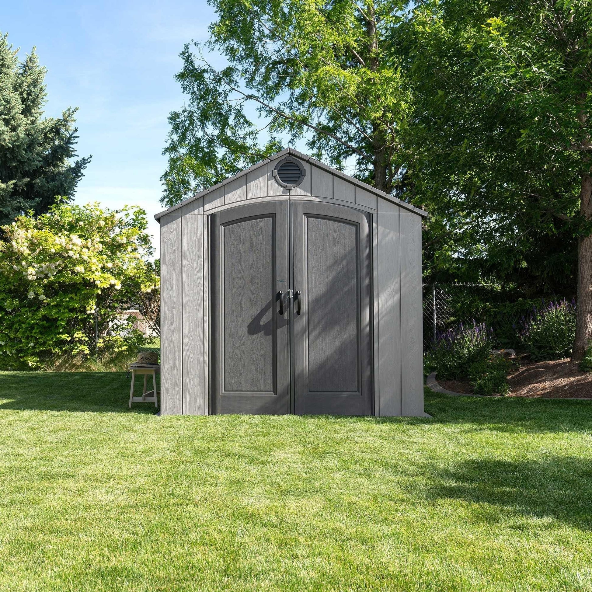 Lifetime 8 Ft. X 7.5 Ft. Outdoor Storage Shed - 60354 - Backyard Provider