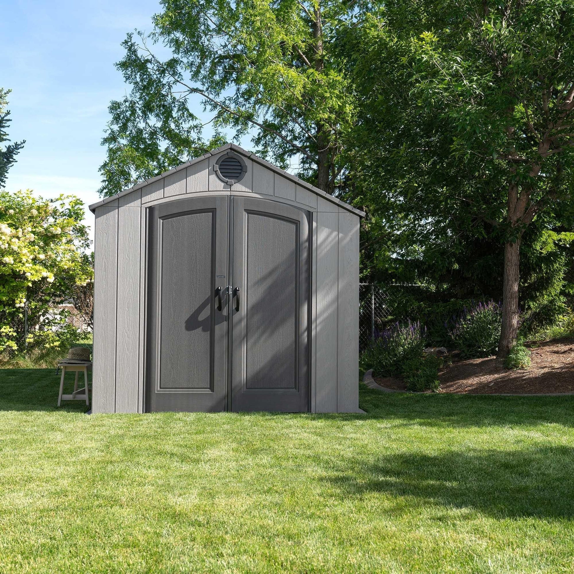 Lifetime 8 Ft. X 7.5 Ft. Outdoor Storage Shed - 60354 - Backyard Provider
