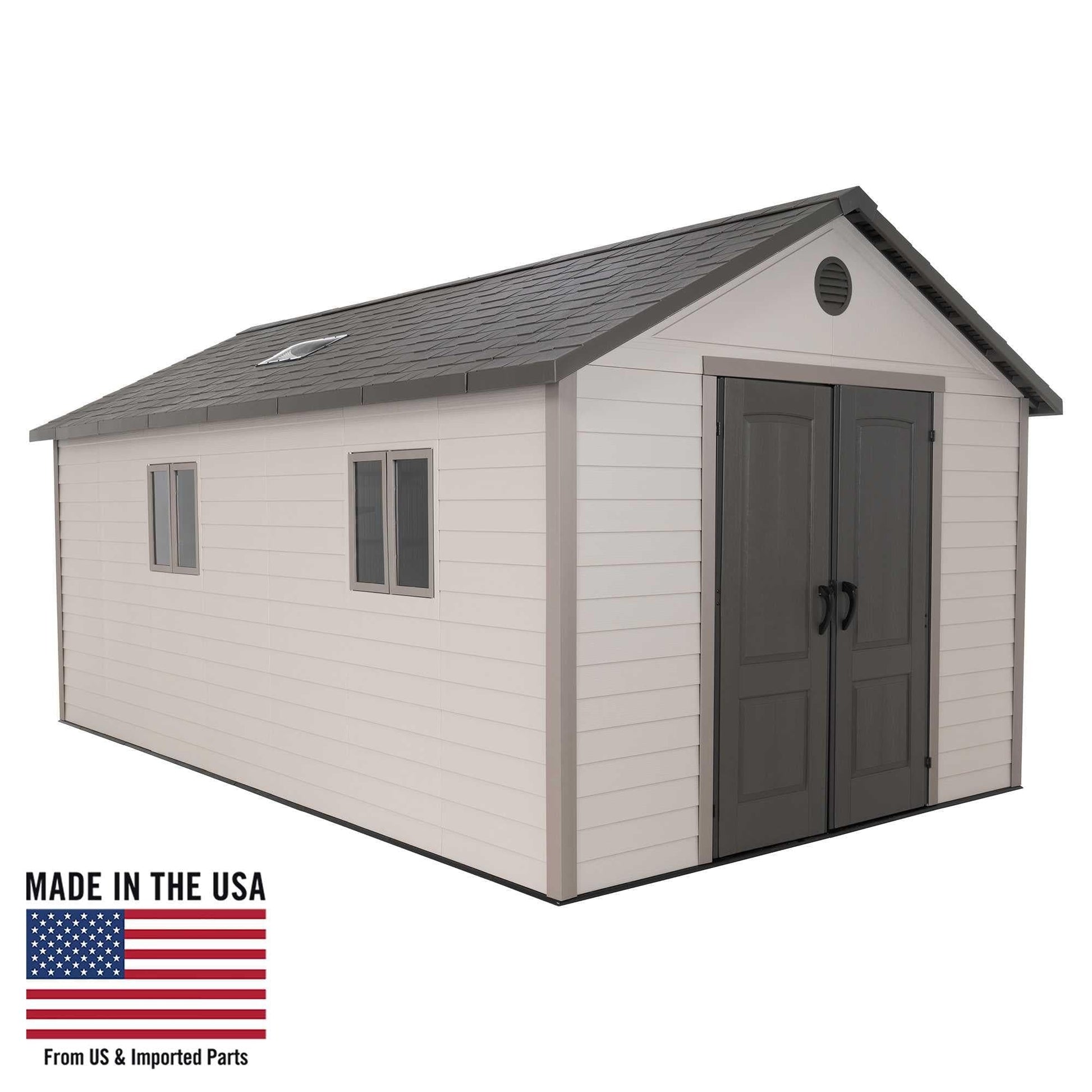 Lifetime 11 Ft. X 18.5 Ft. Outdoor Storage Shed - 60355 - Backyard Provider