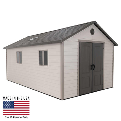 Lifetime 11 Ft. X 18.5 Ft. Outdoor Storage Shed - 60355 - Backyard Provider