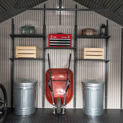 Lifetime 11 Ft. X 18.5 Ft. Outdoor Storage Shed - 60355 - Backyard Provider