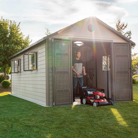Lifetime 11 Ft. X 18.5 Ft. Outdoor Storage Shed - 60355 - Backyard Provider