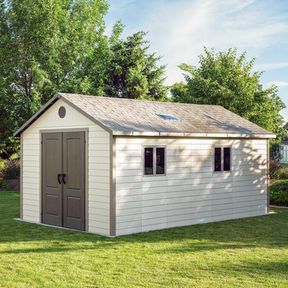 Lifetime 11 Ft. X 18.5 Ft. Outdoor Storage Shed - 60355 - Backyard Provider
