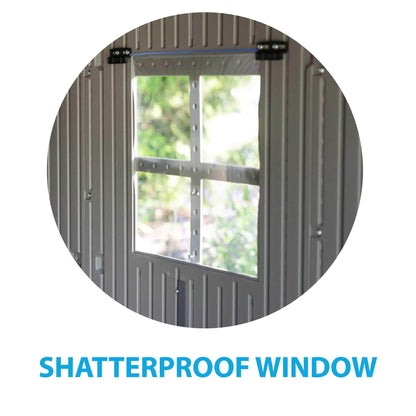 Lifetime 8 Ft. X 10 Ft. Outdoor Storage Shed - 60356 - Backyard Provider