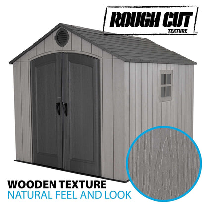 Lifetime 8 Ft. X 10 Ft. Outdoor Storage Shed - 60356 - Backyard Provider