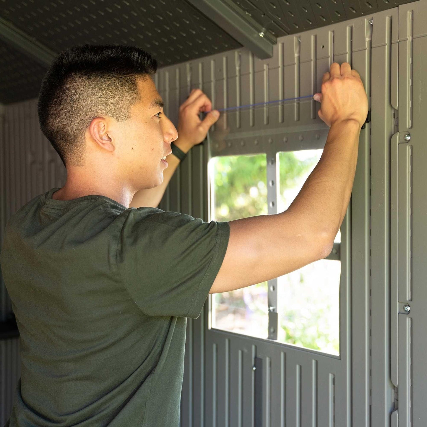Lifetime 8 Ft. X 7.5 Ft. Outdoor Storage Shed - 60354 - Backyard Provider