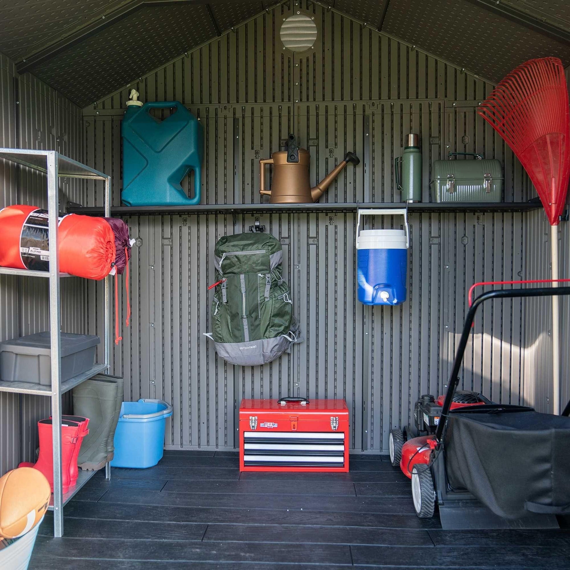 Lifetime 8 Ft. X 7.5 Ft. Outdoor Storage Shed - 60370 - Backyard Provider