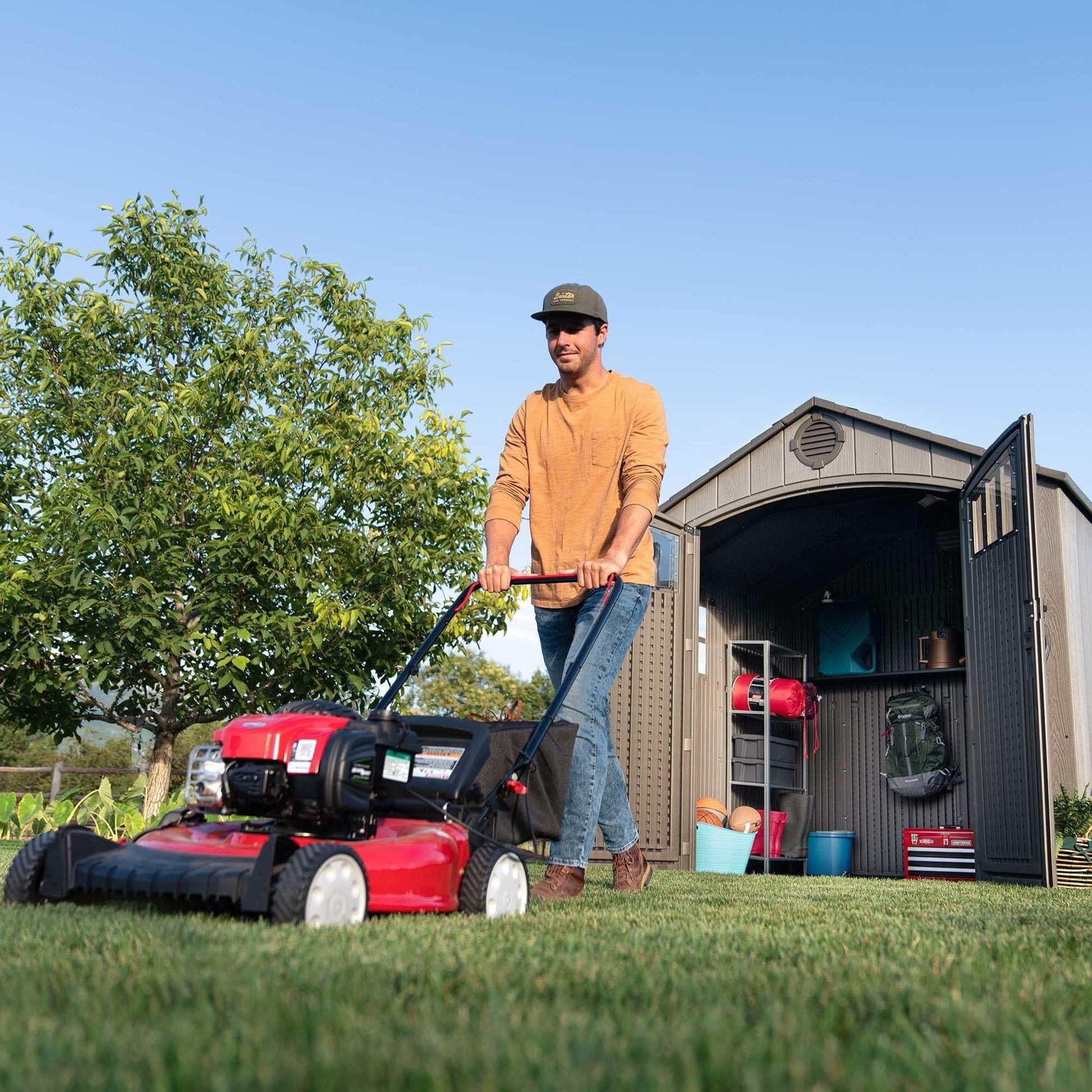 Lifetime 8 Ft. X 7.5 Ft. Outdoor Storage Shed - 60370 - Backyard Provider