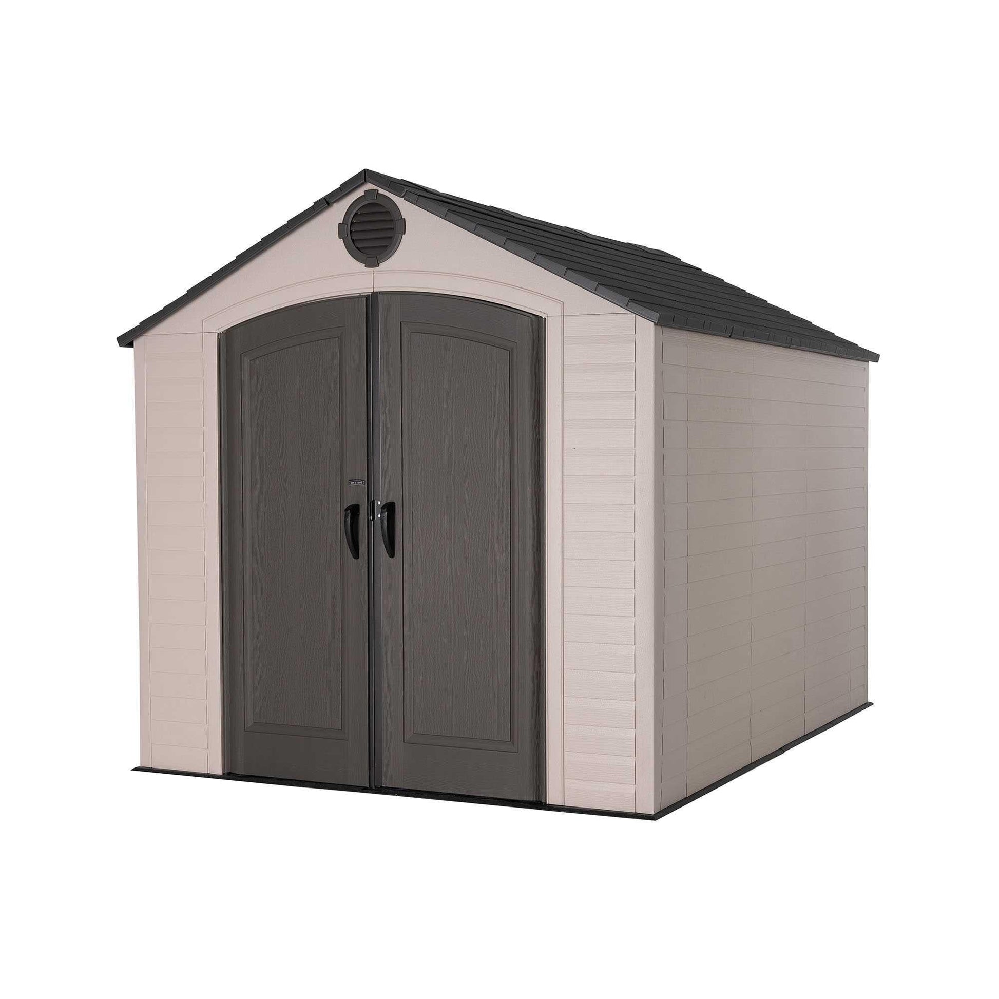 Lifetime 8 Ft. X 10 Ft. Outdoor Storage Shed - 60371 - Backyard Provider