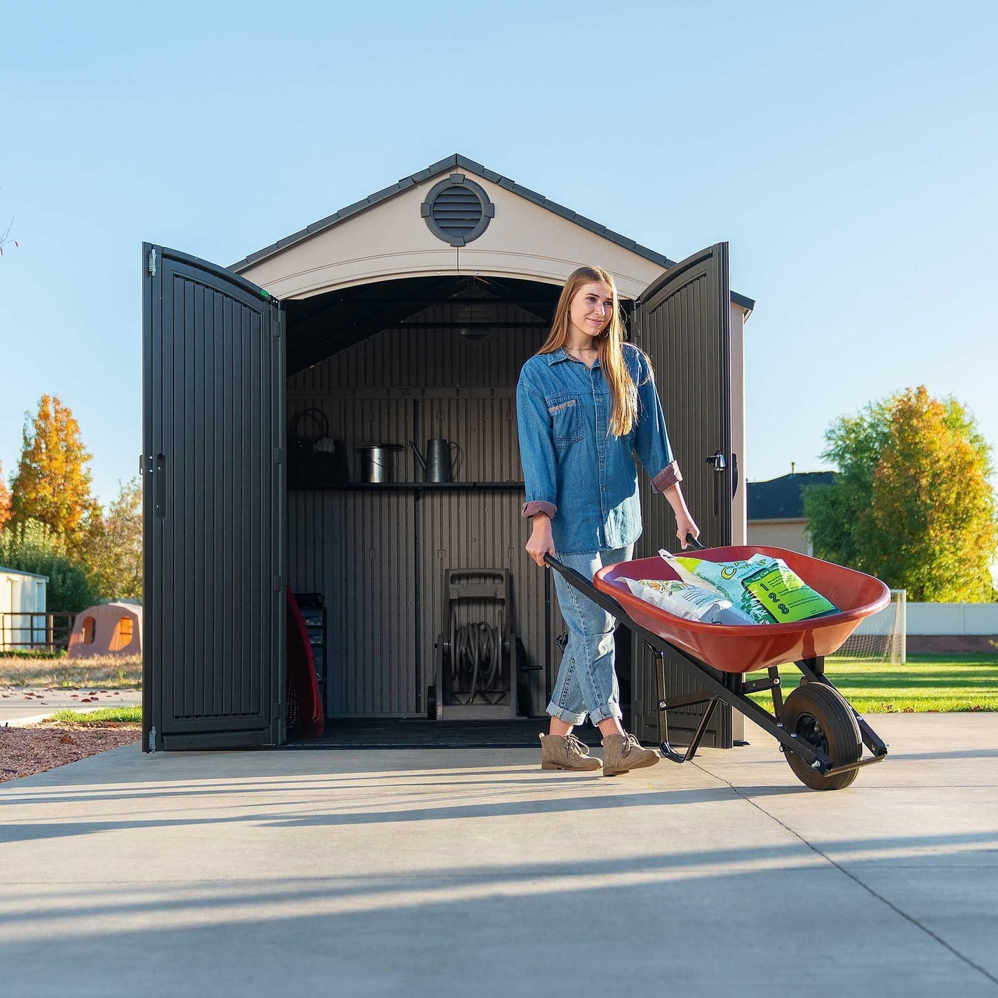 Lifetime 8 Ft. X 10 Ft. Outdoor Storage Shed - 60371 - Backyard Provider