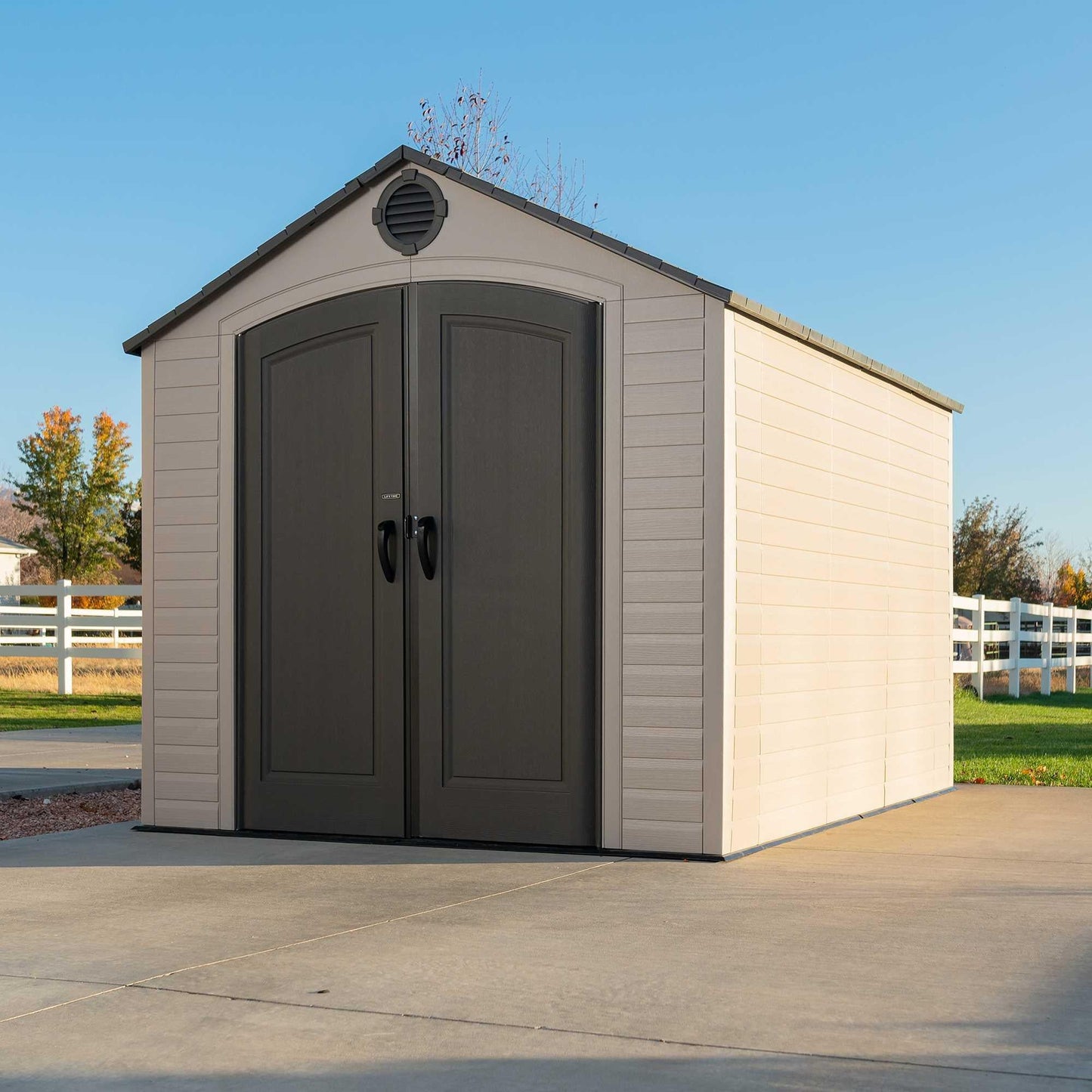 Lifetime 8 Ft. X 10 Ft. Outdoor Storage Shed - 60371 - Backyard Provider