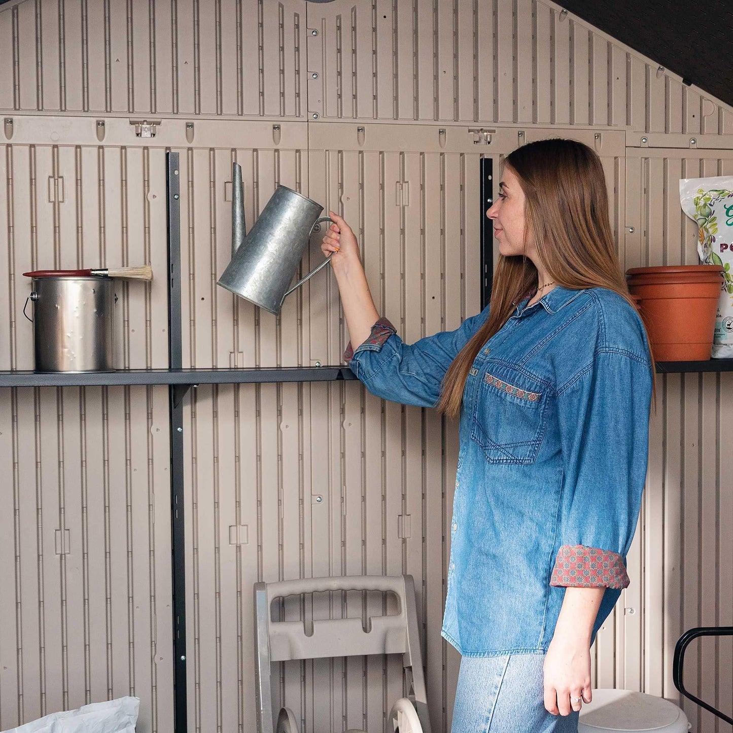 Lifetime 8 Ft. X 10 Ft. Outdoor Storage Shed - 60371 - Backyard Provider