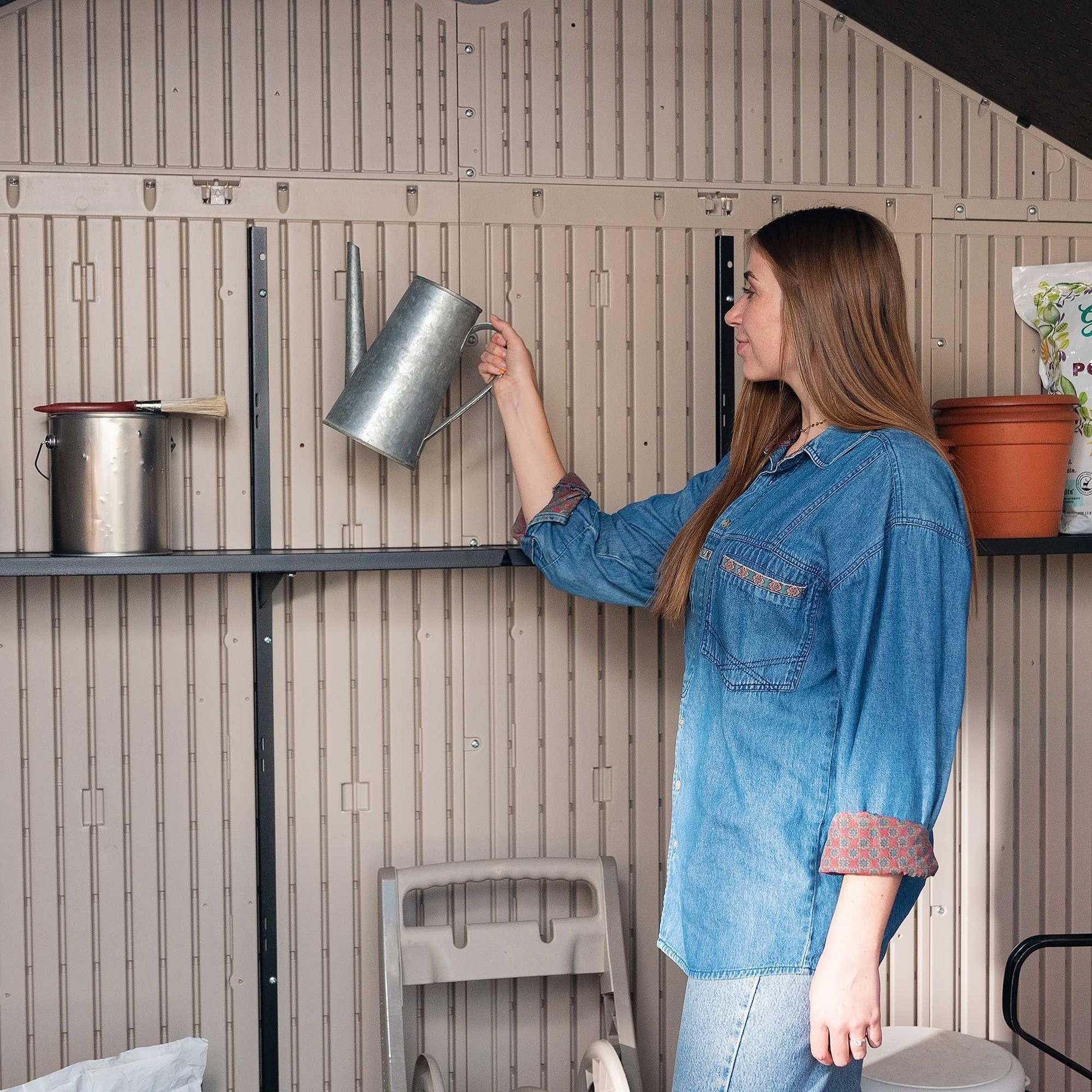 Lifetime 8 Ft. X 10 Ft. Outdoor Storage Shed - 60371 - Backyard Provider