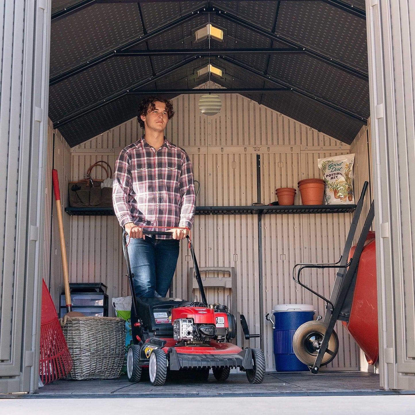 Lifetime 8 Ft. X 10 Ft. Outdoor Storage Shed - 60371 - Backyard Provider