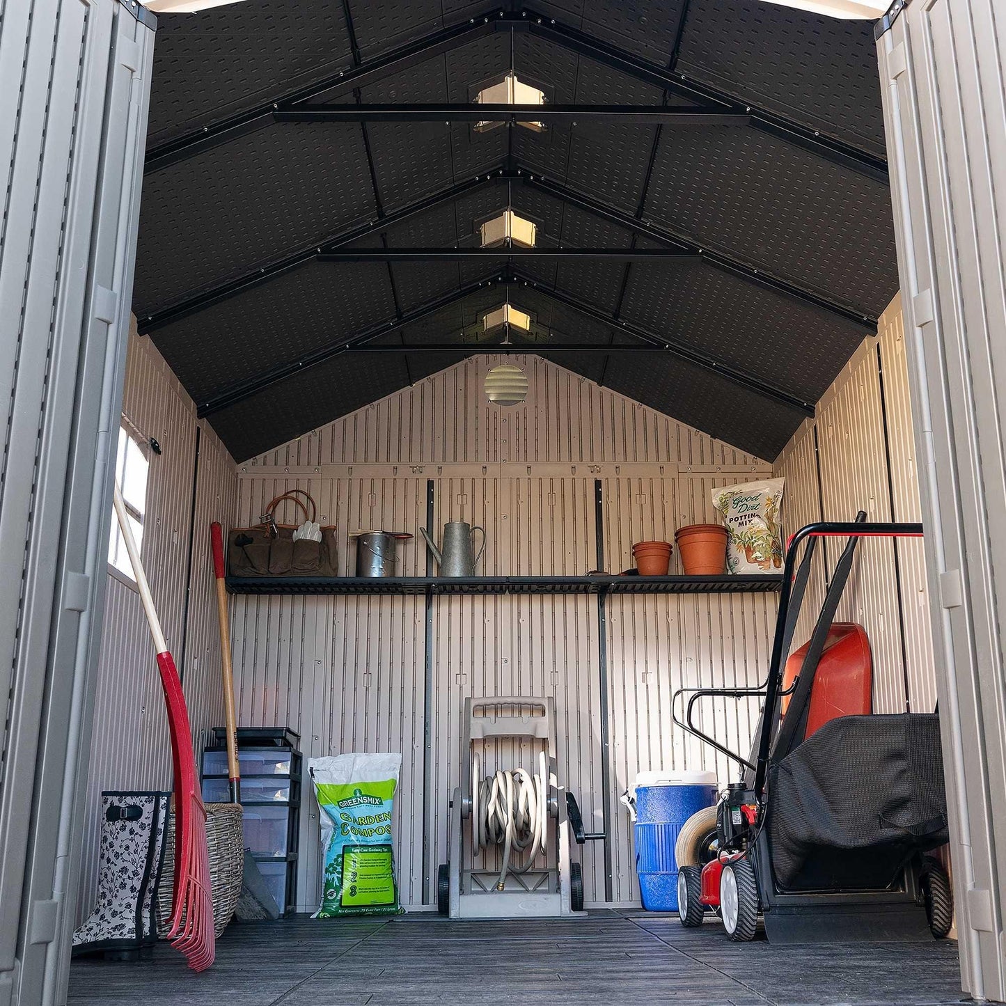 Lifetime 8 Ft. X 10 Ft. Outdoor Storage Shed - 60371 - Backyard Provider
