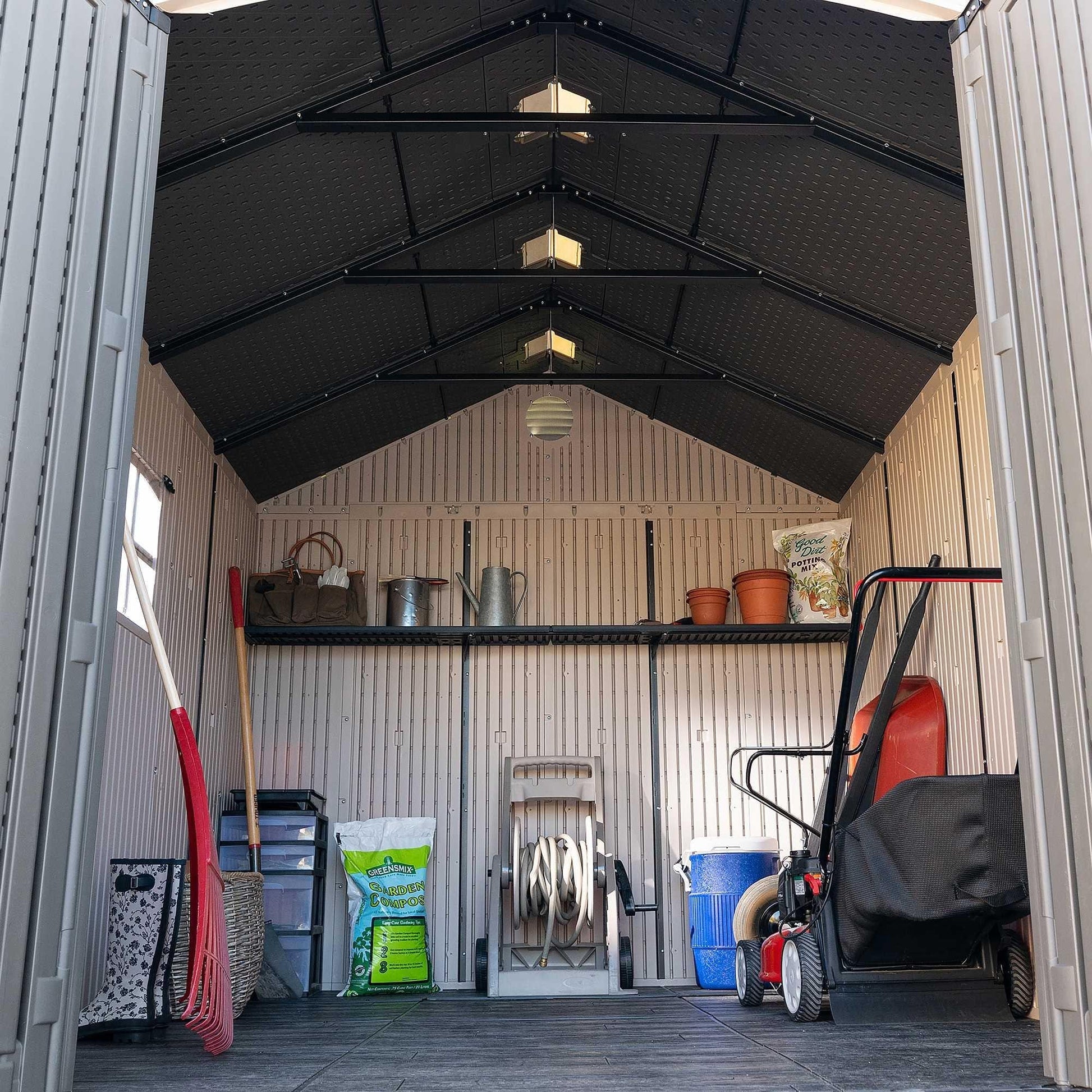 Lifetime 8 Ft. X 10 Ft. Outdoor Storage Shed - 60371 - Backyard Provider
