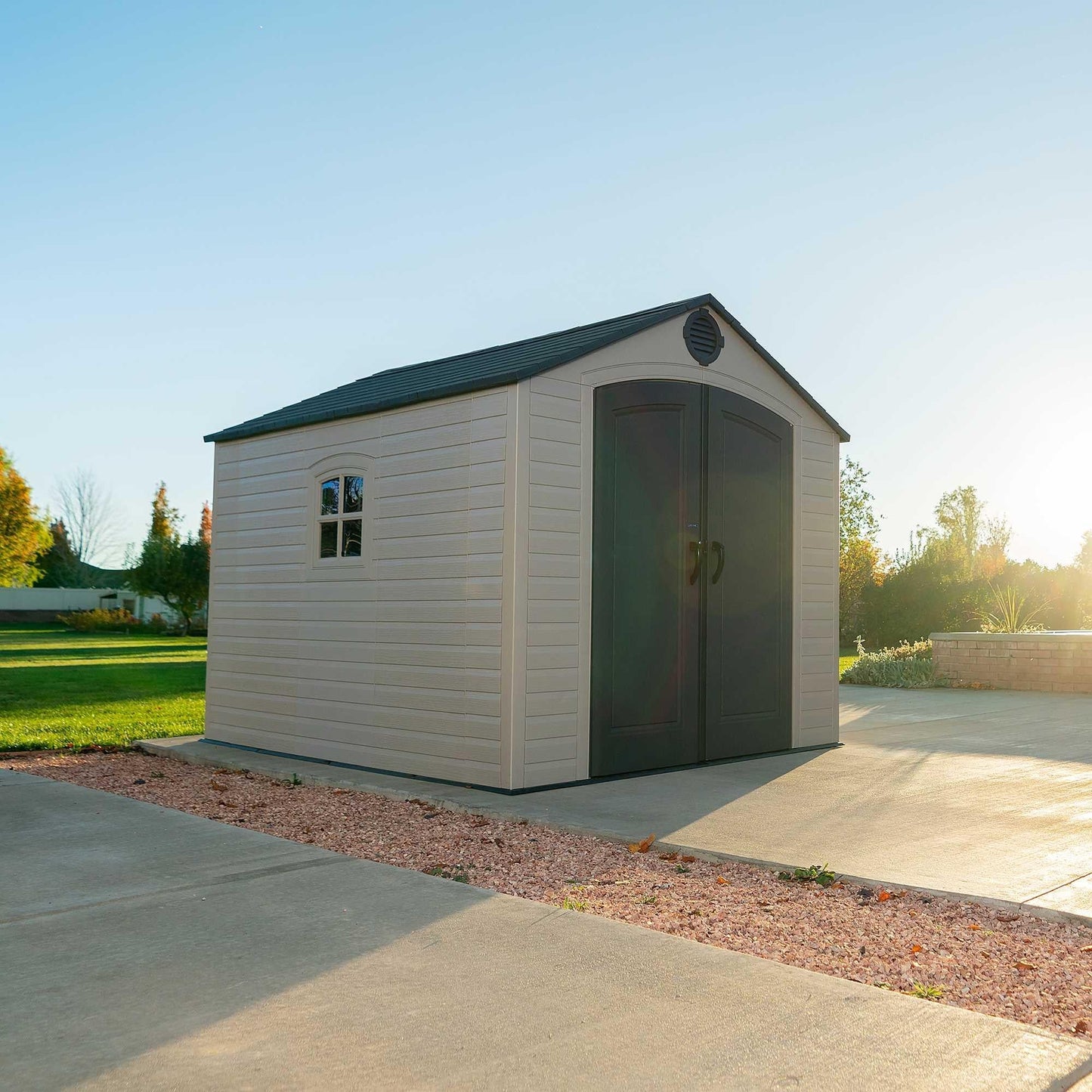 Lifetime 8 Ft. X 10 Ft. Outdoor Storage Shed - 60371 - Backyard Provider