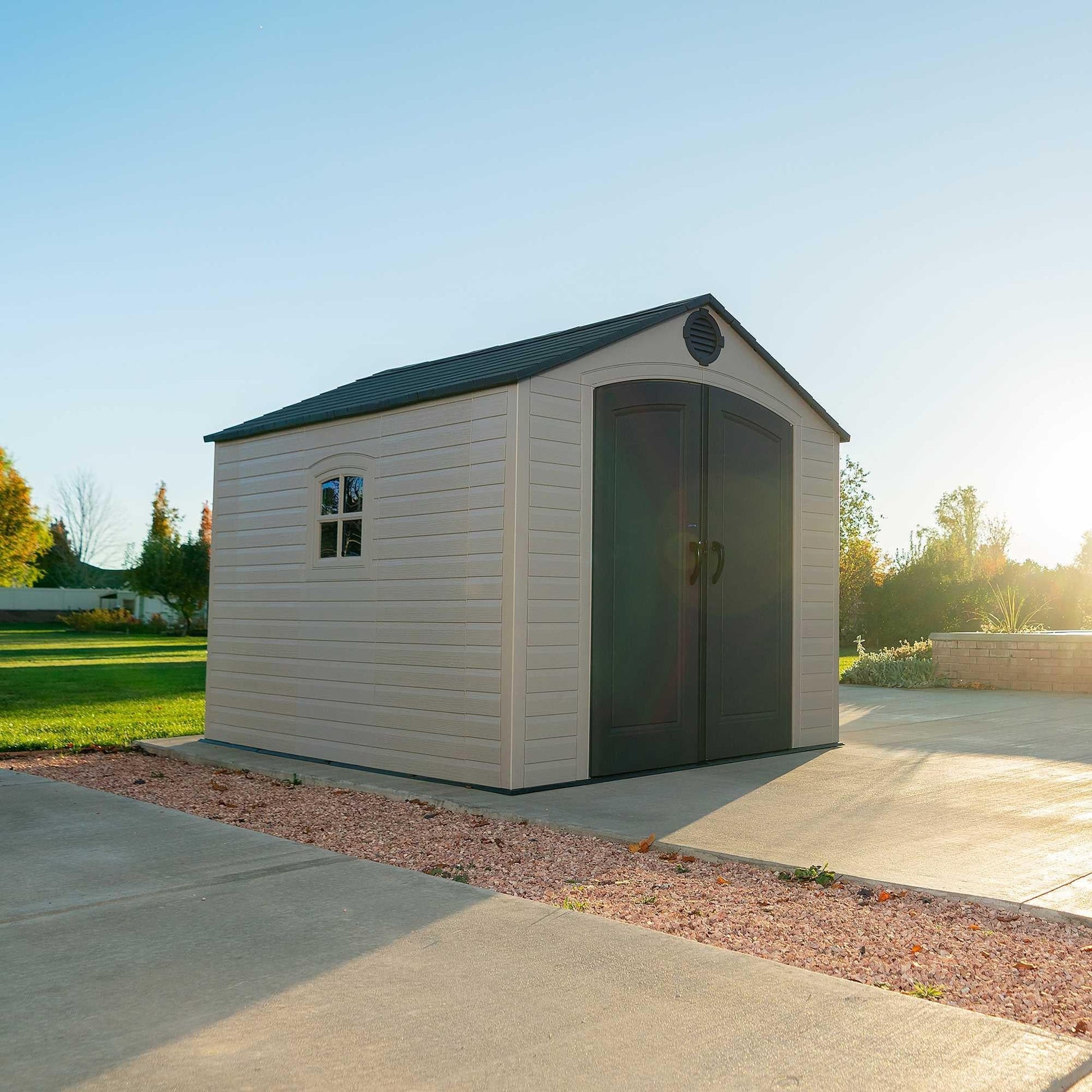 Lifetime 8 Ft. X 10 Ft. Outdoor Storage Shed - 60371 - Backyard Provider