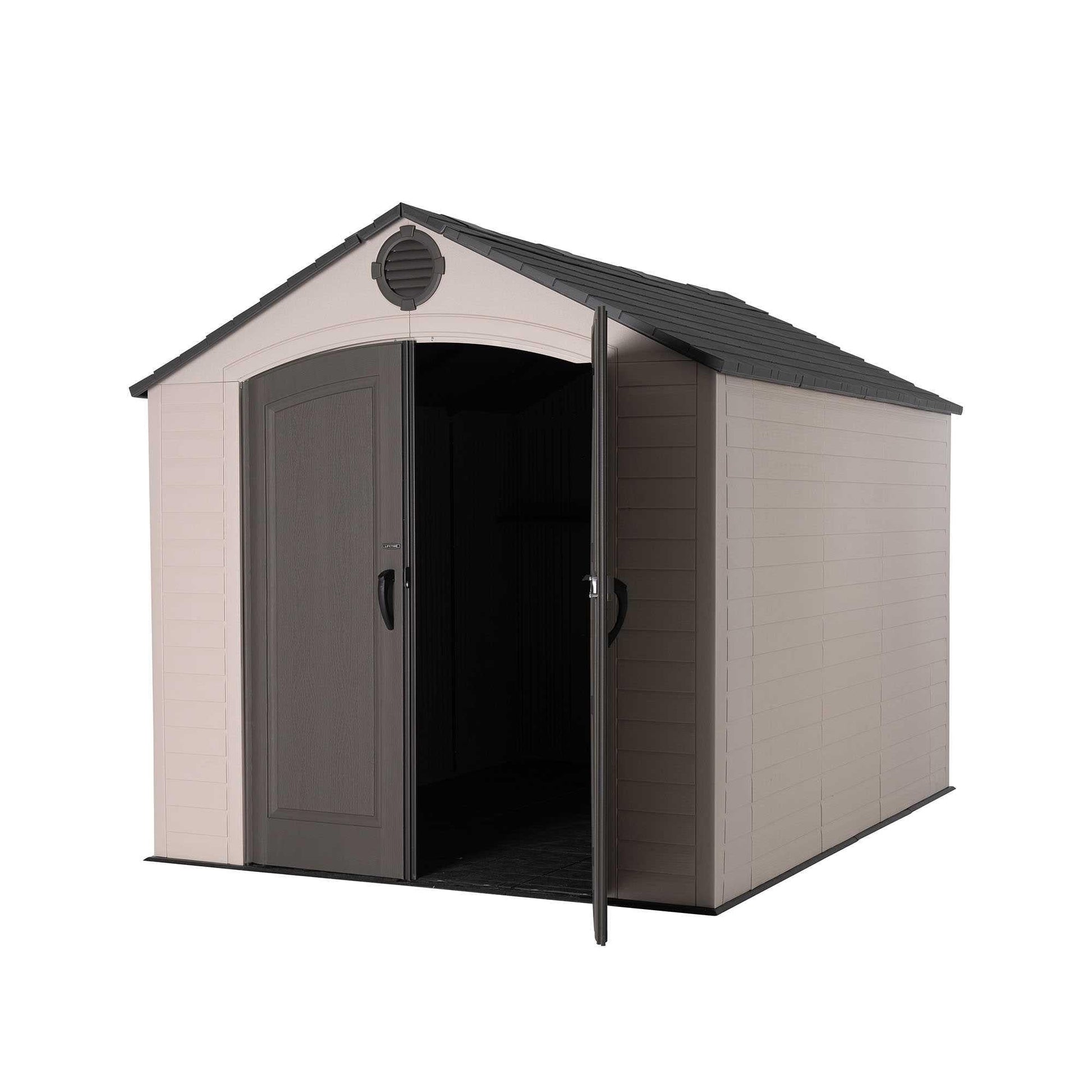 Lifetime 8 Ft. X 10 Ft. Outdoor Storage Shed - 60371 - Backyard Provider