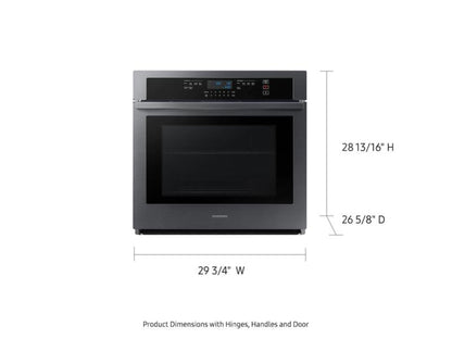 SAMSUNG NV51T5511SG 30" Smart Single Wall Oven in Black Stainless Steel - NV51T5511SG-KT