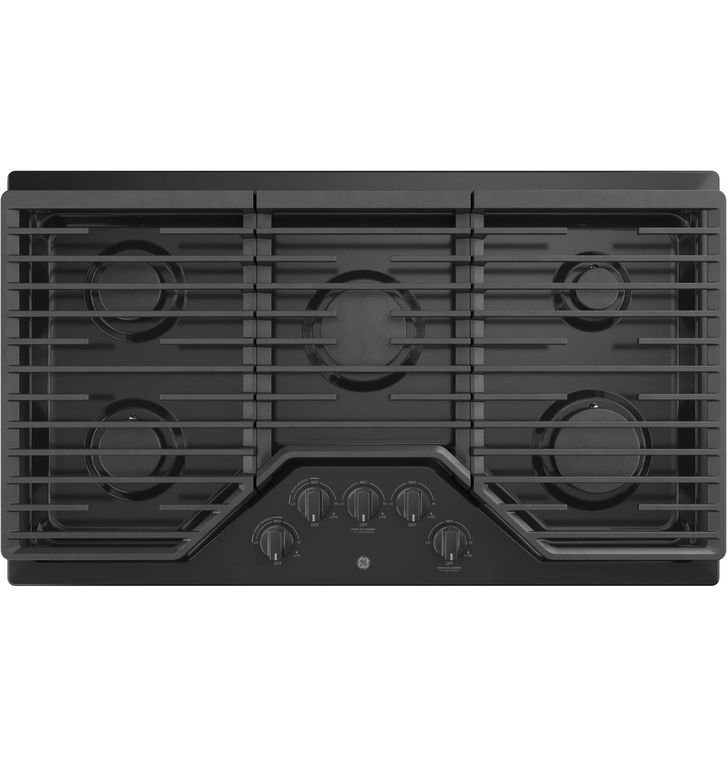 GE APPLIANCES JGP5036DLBB GE(R) 36" Built-In Gas Cooktop with 5 Burners and Dishwasher Safe Grates - JGP5036DLBB-KT