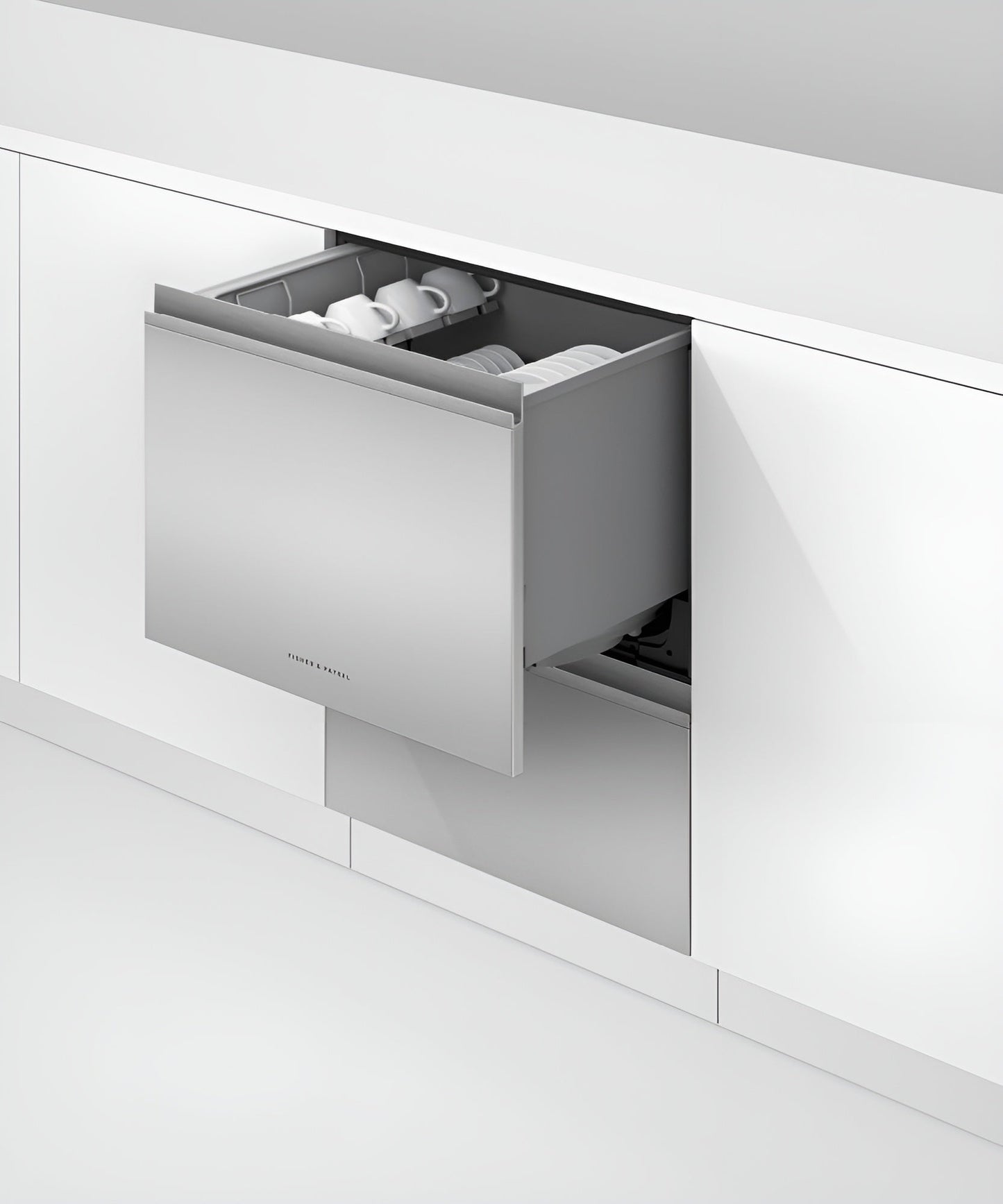 FISHER & PAYKEL DD24DT4NX9 Built-under Double DishDrawer Dishwasher, Tall, Sanitize - DD24DT4NX9-KT