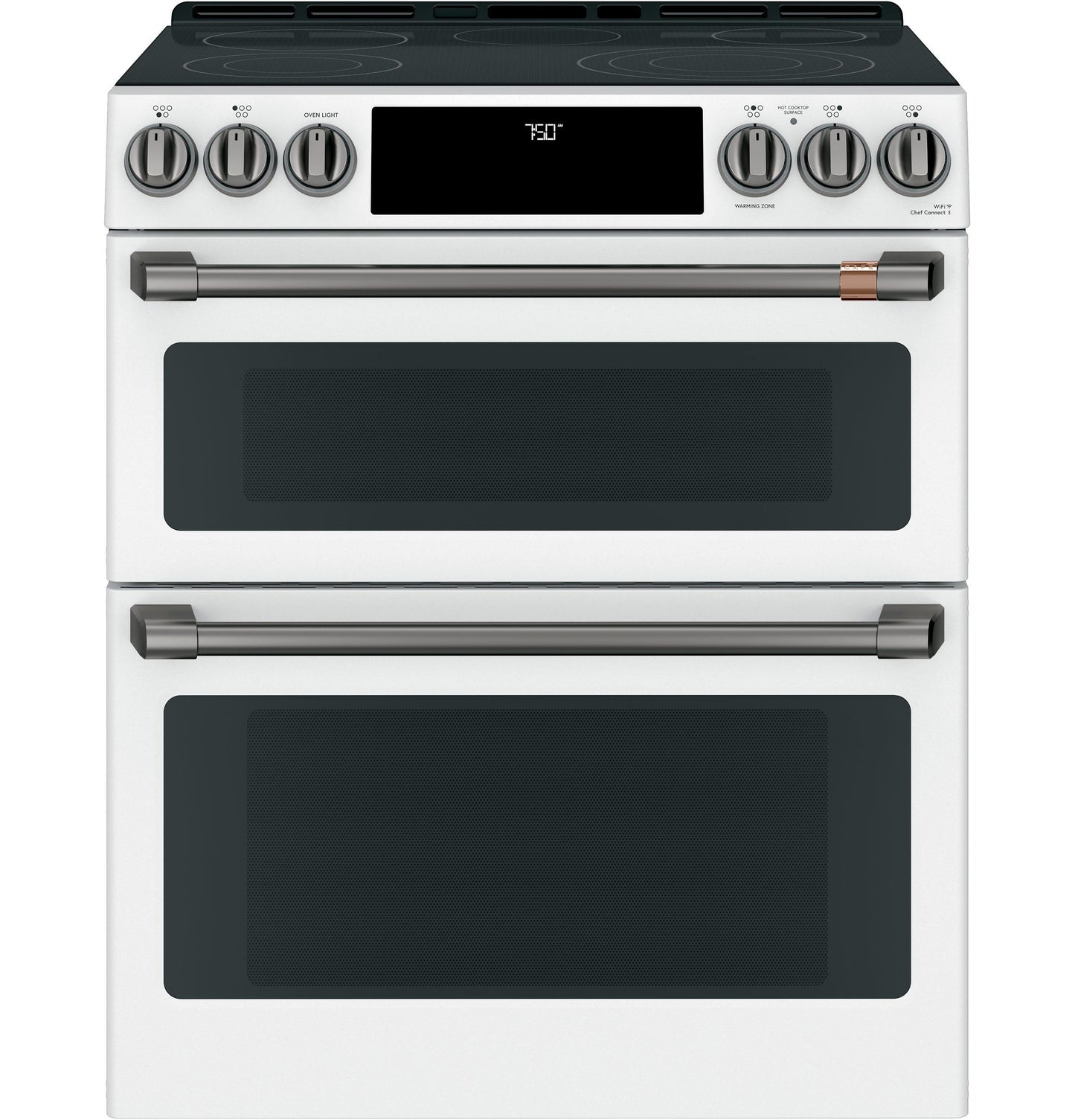 Café Front Control Electric Knobs and Handles - Brushed Black - CXFCEHKPMBT-KT
