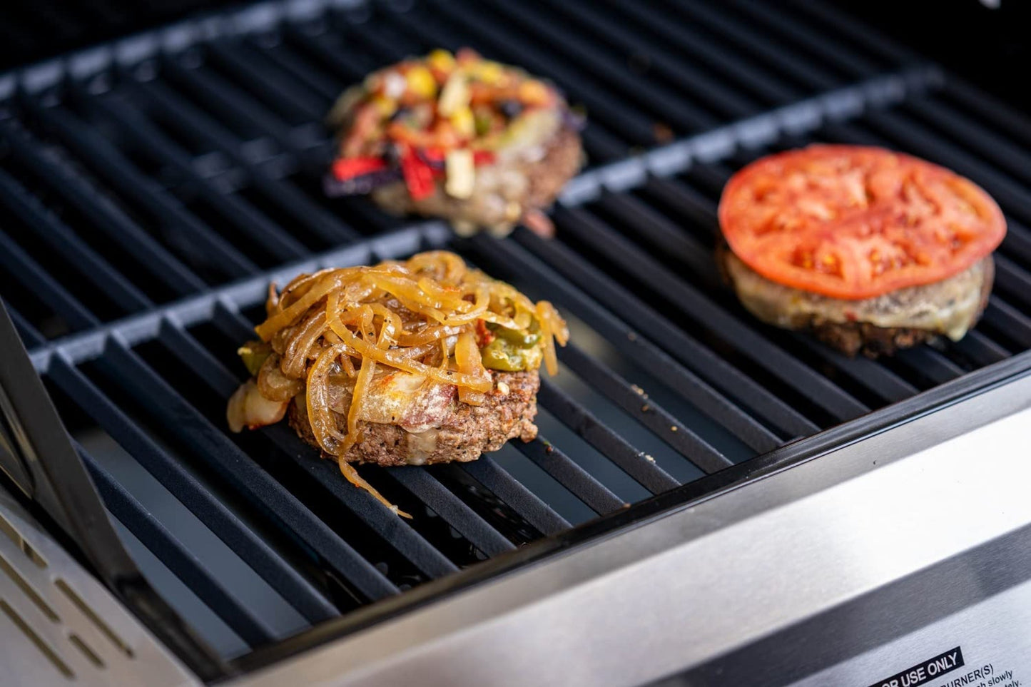 Monument Grills 14633 2-Burner Stainless Steel Liquid Propane Gas Grill with Clearview Lid, Knob Controls with BBQ Cover(2 items) - B0BF9PT1G9