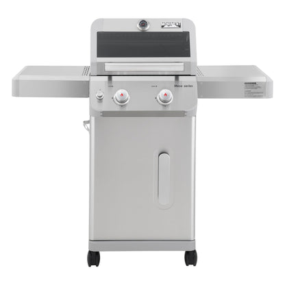 Monument Grills 2-Burner Gas Grill, Stainless Steel - B0CWNT3DLY
