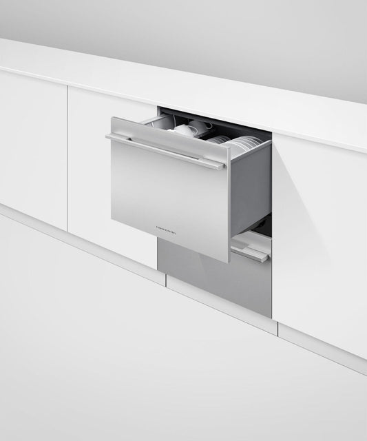 FISHER & PAYKEL DD24DHTI9N Integrated Double DishDrawer™ Dishwasher, Tall, Sanitize = DD24DHTI9N