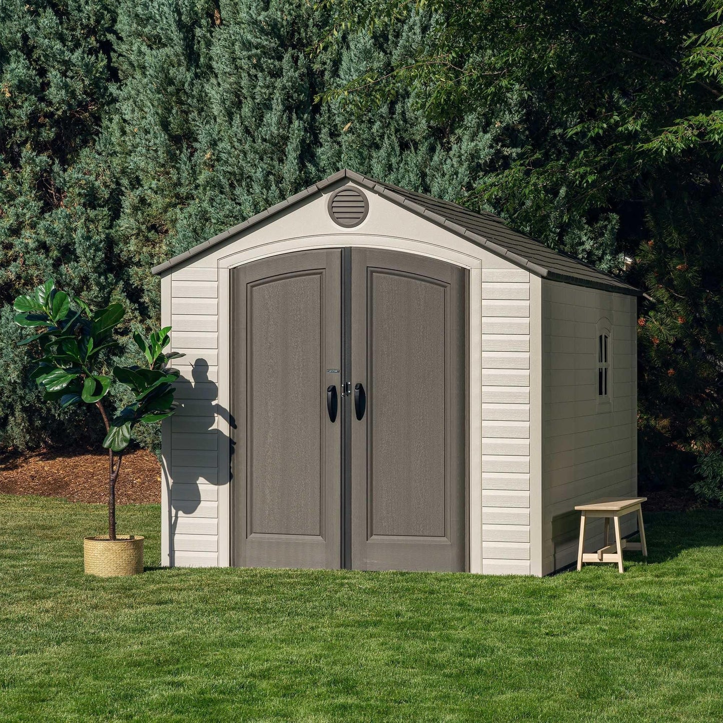 Lifetime 8 Ft. X 12.5 Ft. Outdoor Storage Shed - 6402 - Backyard Provider