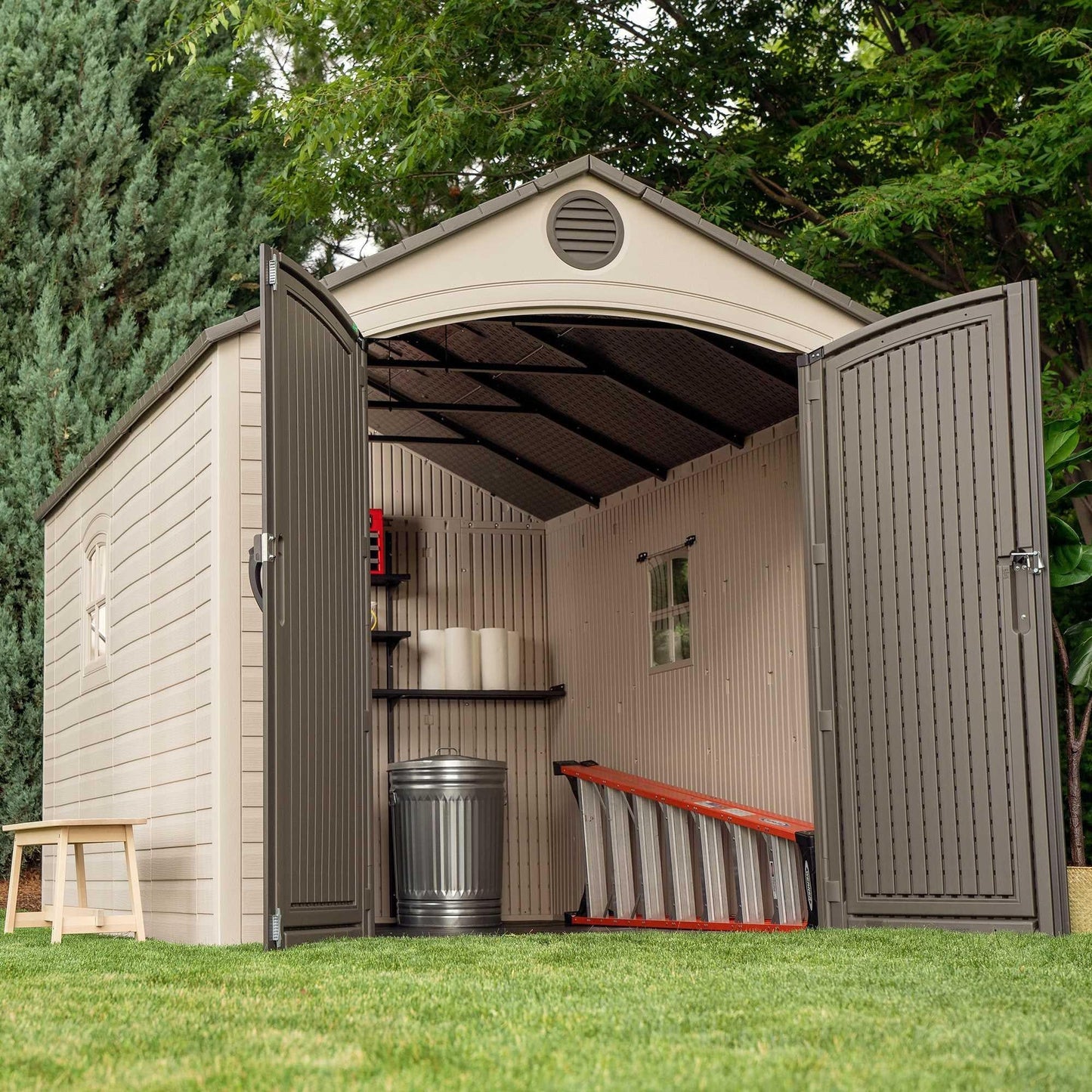 Lifetime 8 Ft. X 12.5 Ft. Outdoor Storage Shed - 6402 - Backyard Provider
