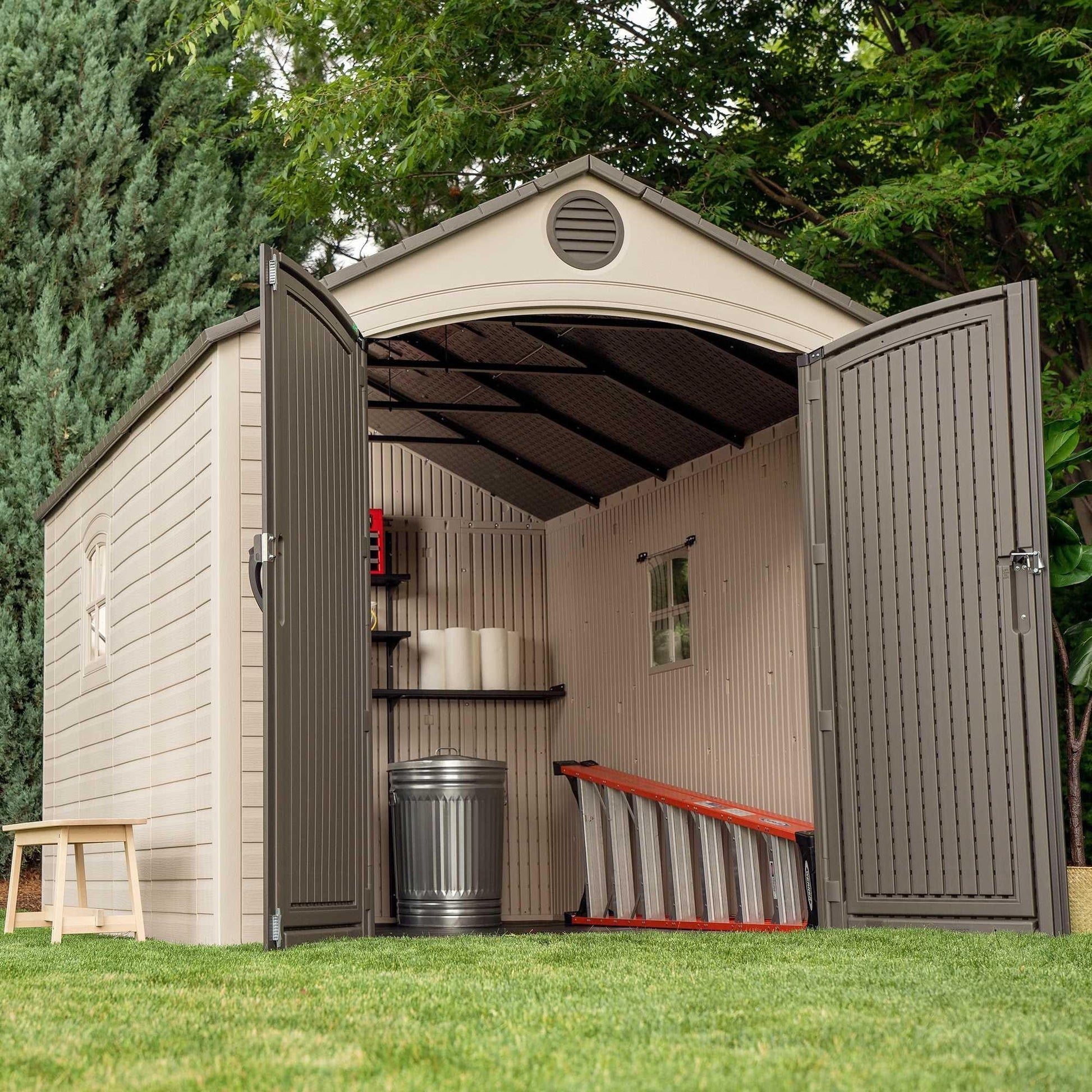 Lifetime 8 Ft. X 12.5 Ft. Outdoor Storage Shed - 6402 - Backyard Provider