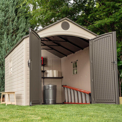 Lifetime 8 Ft. X 12.5 Ft. Outdoor Storage Shed - 6402 - Backyard Provider