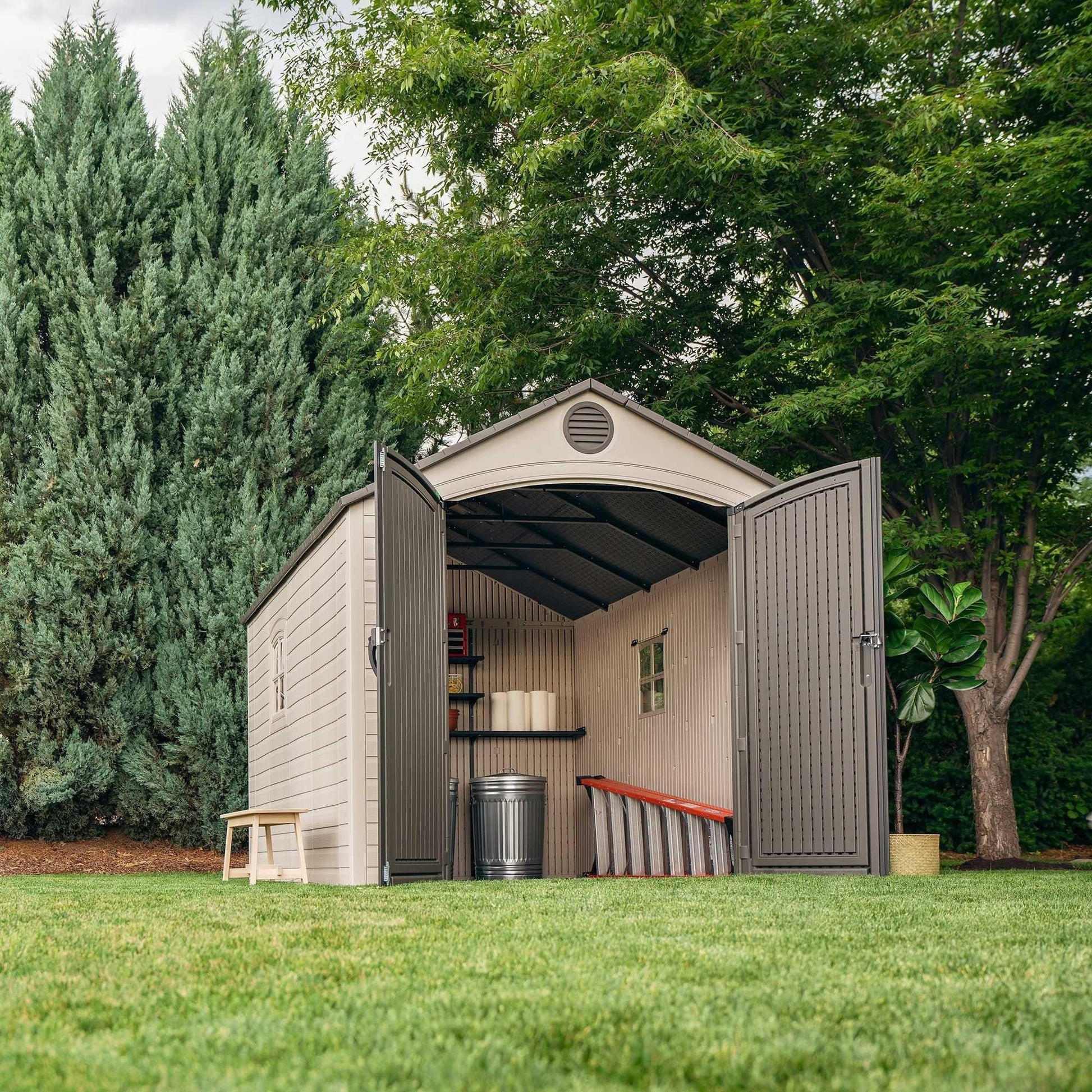 Lifetime 8 Ft. X 12.5 Ft. Outdoor Storage Shed - 6402 - Backyard Provider