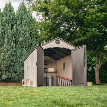 Lifetime 8 Ft. X 12.5 Ft. Outdoor Storage Shed - 6402 - Backyard Provider