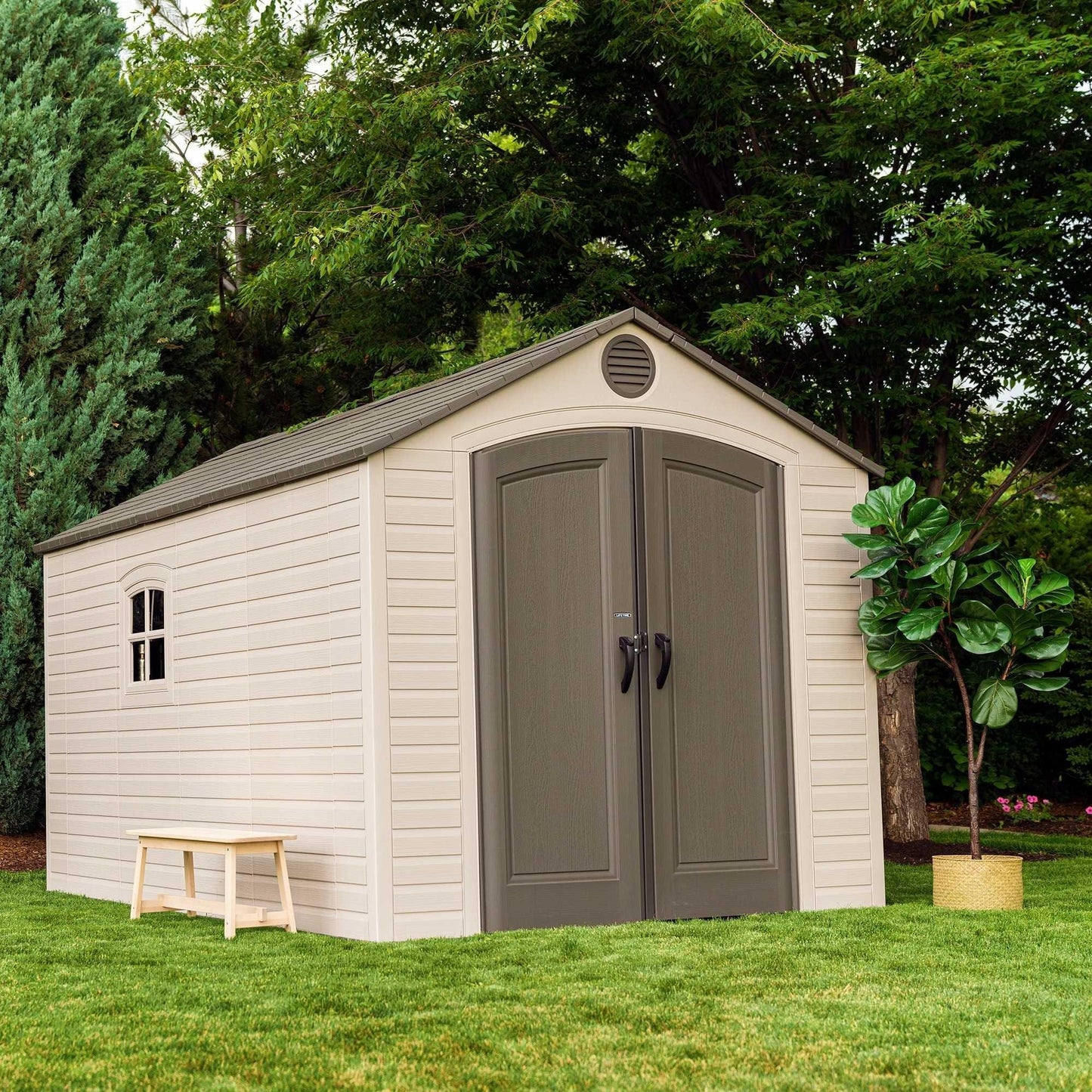 Lifetime 8 Ft. X 12.5 Ft. Outdoor Storage Shed - 6402 - Backyard Provider