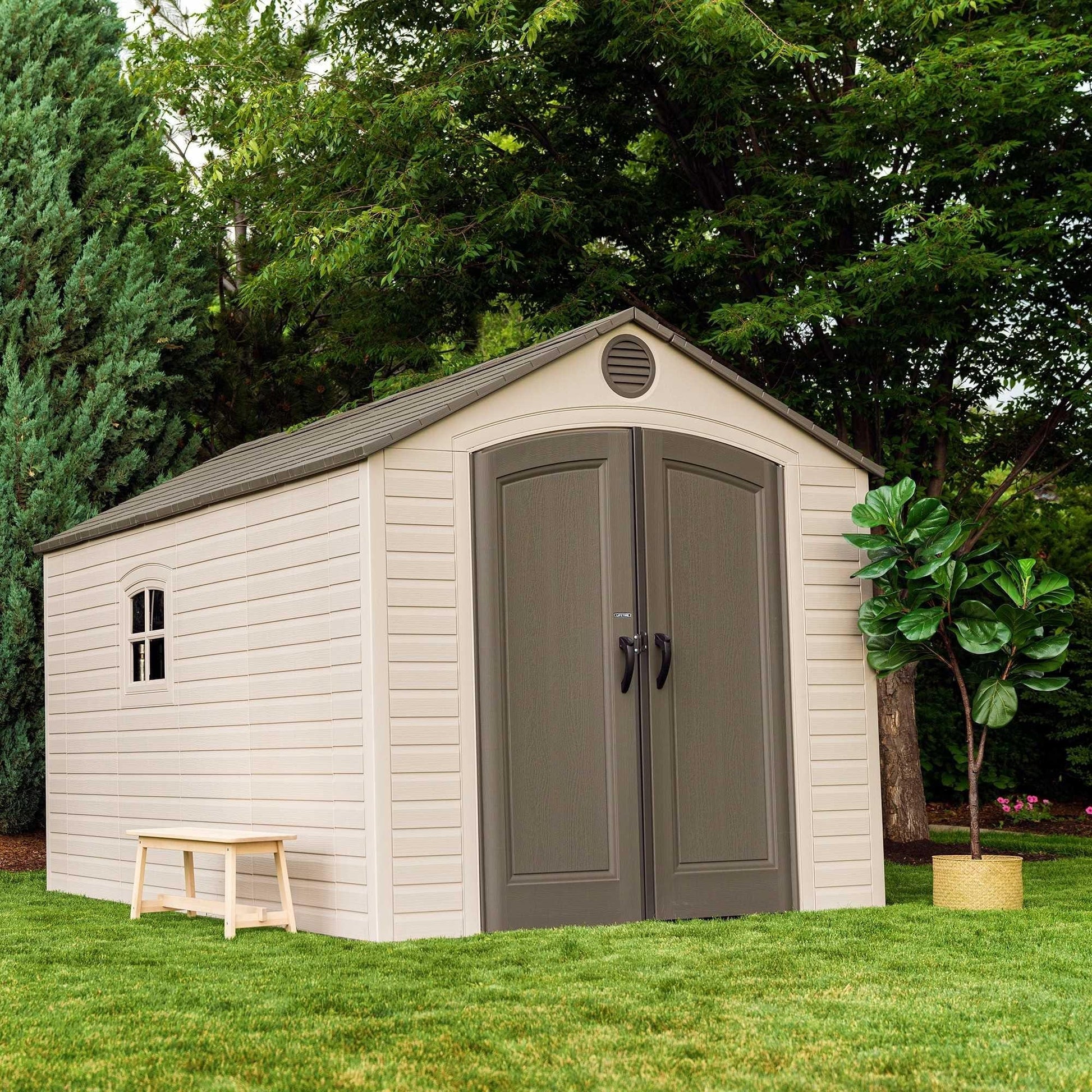 Lifetime 8 Ft. X 12.5 Ft. Outdoor Storage Shed - 6402 - Backyard Provider