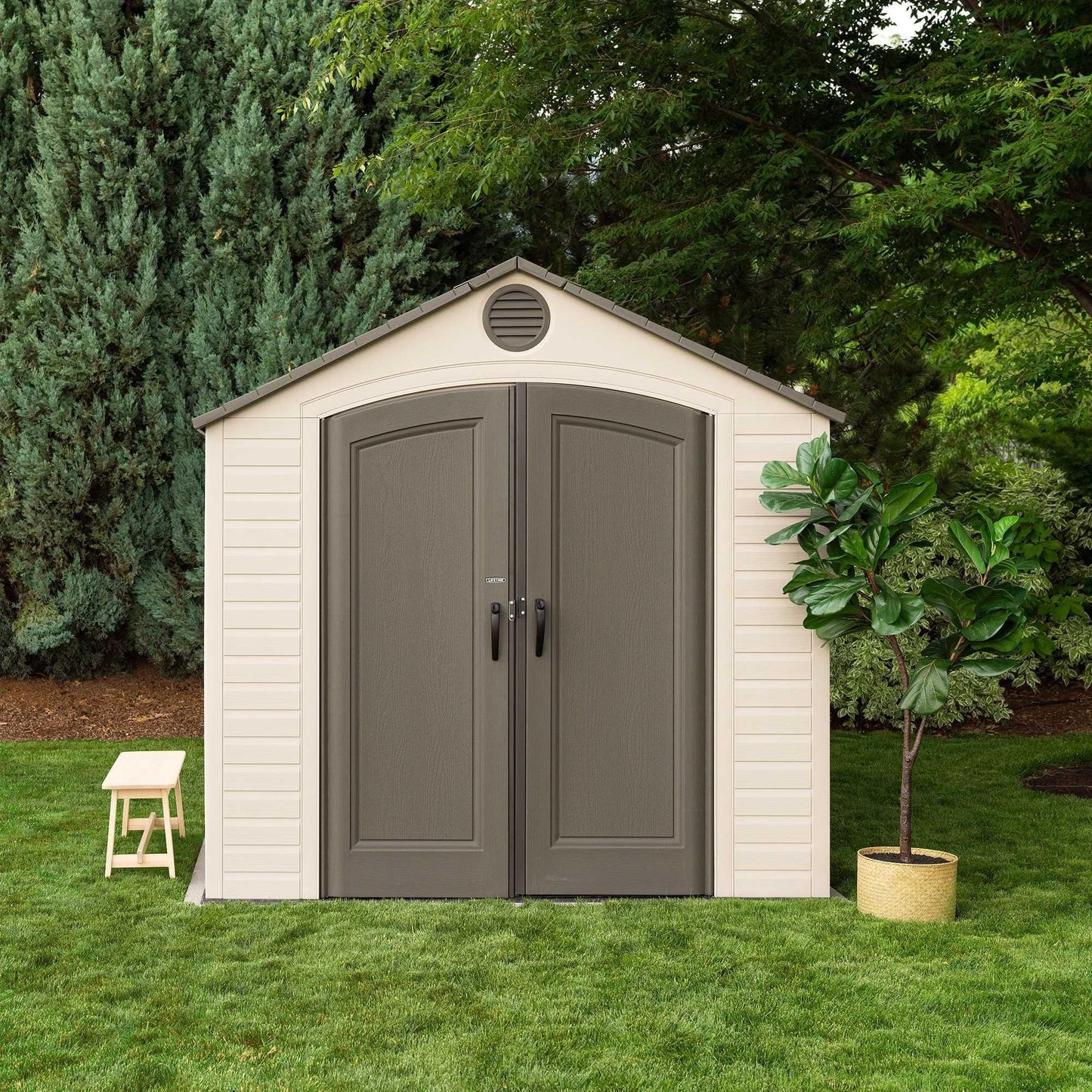 Lifetime 8 Ft. X 12.5 Ft. Outdoor Storage Shed - 6402 - Backyard Provider