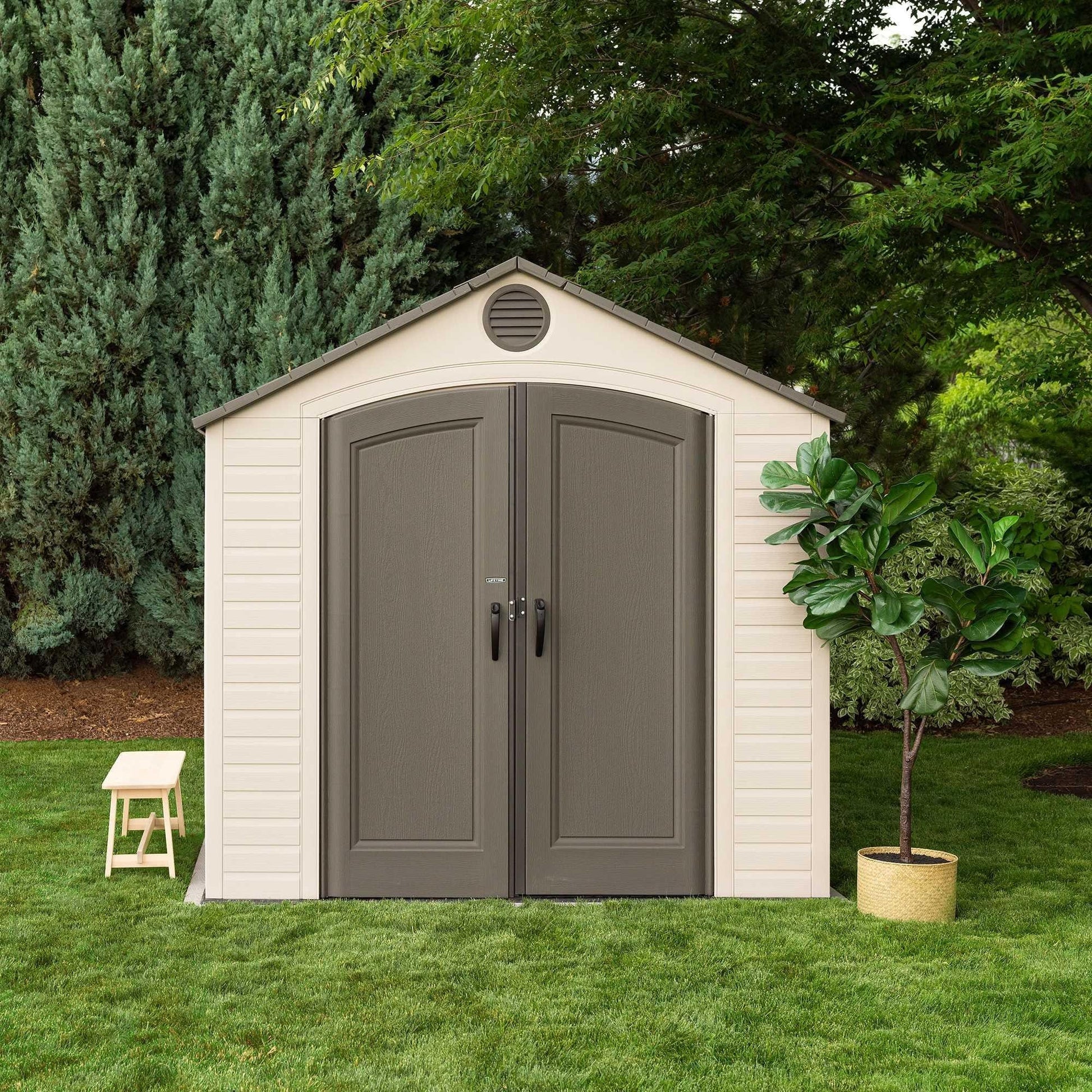 Lifetime 8 Ft. X 12.5 Ft. Outdoor Storage Shed - 6402 - Backyard Provider