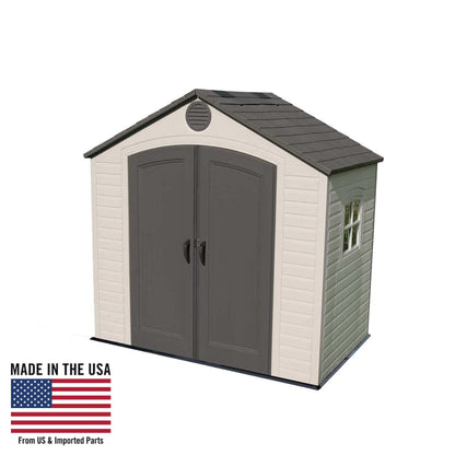 Lifetime 8 Ft. X 5 Ft. Outdoor Storage Shed - 6406 - Backyard Provider