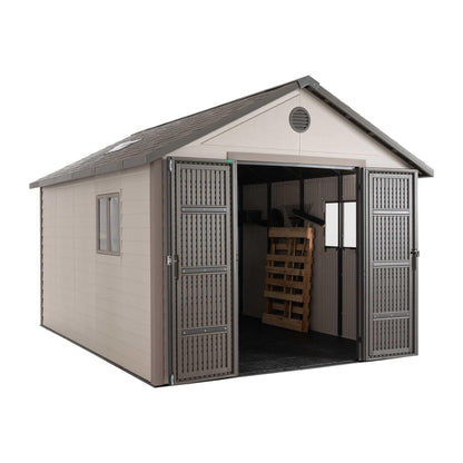Lifetime 11 Ft. X 13.5 Ft. Outdoor Storage Shed - 6415 - Backyard Provider