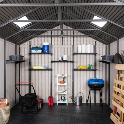 Lifetime 11 Ft. X 13.5 Ft. Outdoor Storage Shed - 6415 - Backyard Provider