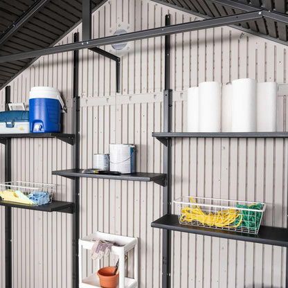 Lifetime 11 Ft. X 13.5 Ft. Outdoor Storage Shed - 6415 - Backyard Provider
