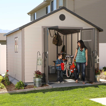 Lifetime 11 Ft. X 13.5 Ft. Outdoor Storage Shed - 6415 - Backyard Provider