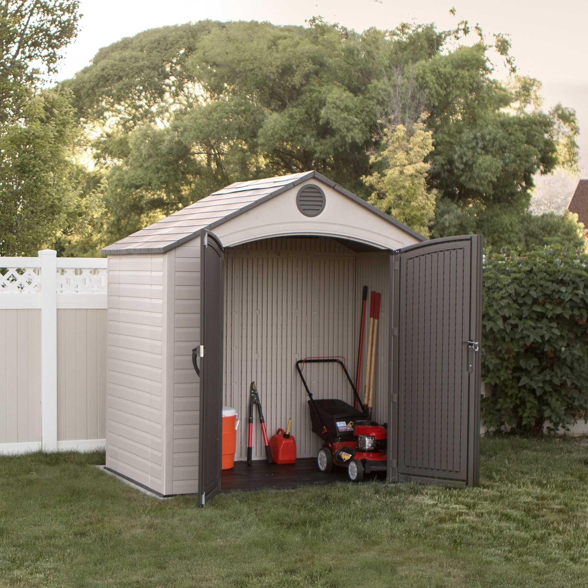 Lifetime 8 Ft. X 5 Ft. Outdoor Storage Shed - 6418 - Backyard Provider